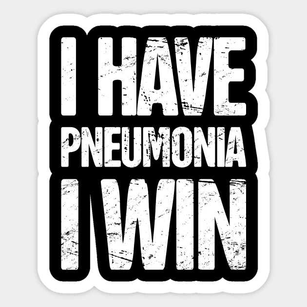 Sick With Pneumonia - Get Well Soon Gift Sticker by Wizardmode